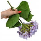 KWIATY SZTUCZNE HORTENSJA gałązka dekoracyjna 68cm REAL TOUCH hortensje