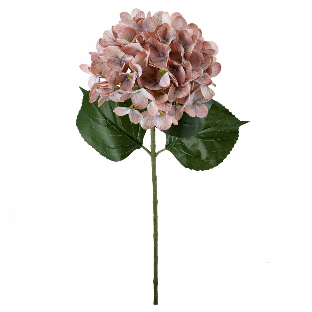 KWIATY SZTUCZNE HORTENSJE gałązka 68cm dekoracja REAL TOUCH hortensja KWIAT