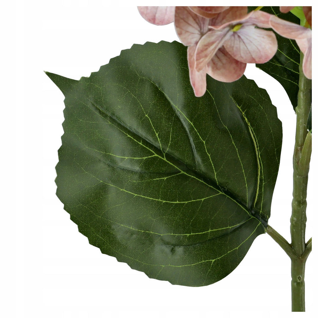 KWIATY SZTUCZNE HORTENSJE gałązka 68cm dekoracja REAL TOUCH hortensja KWIAT