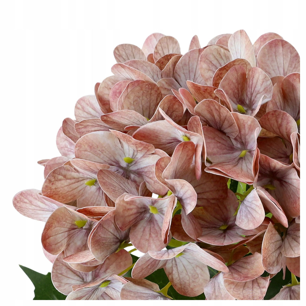 KWIATY SZTUCZNE HORTENSJE gałązka 68cm dekoracja REAL TOUCH hortensja KWIAT