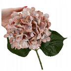 KWIATY SZTUCZNE HORTENSJE gałązka 68cm dekoracja REAL TOUCH hortensja KWIAT