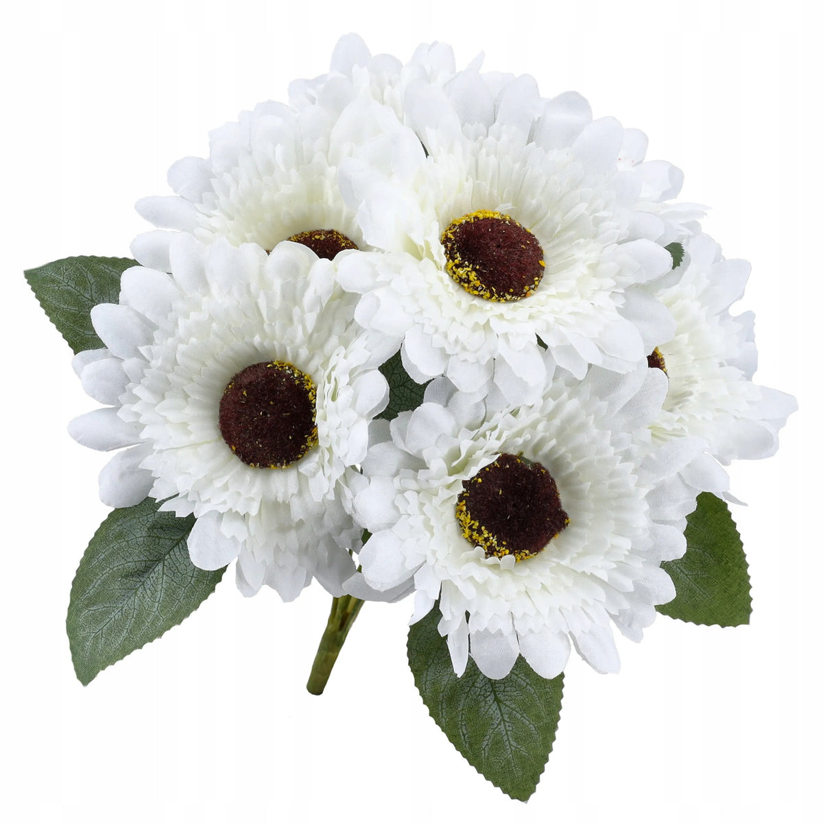 KWIATY SZTUCZNE jak żywe GERBERY GERBERA bukiet kwiatów do wazonu WIOSENNE