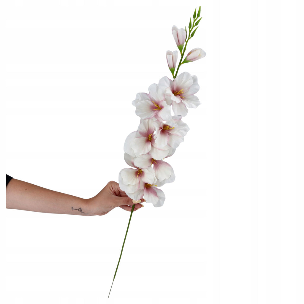 KWIATY SZTUCZNE MIECZYK MIECZYKI gałązka dekoracyjna 80cm do kompozycji