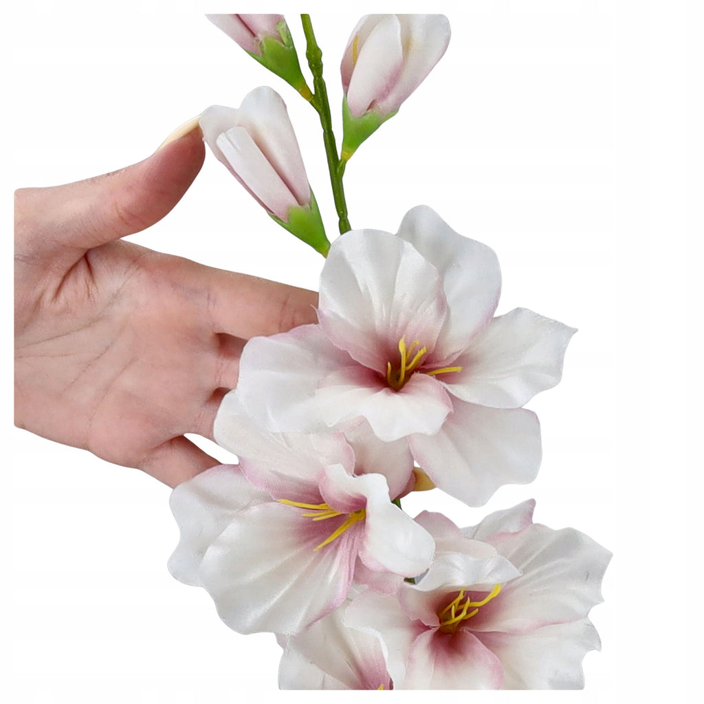 KWIATY SZTUCZNE MIECZYK MIECZYKI gałązka dekoracyjna 80cm do kompozycji