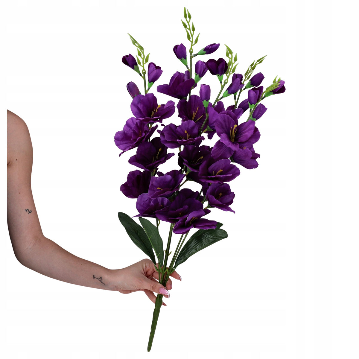 KWIATY SZTUCZNE MIECZYKI bukiet kwiatów 70cm MIECZYK jak żywe do wazonu