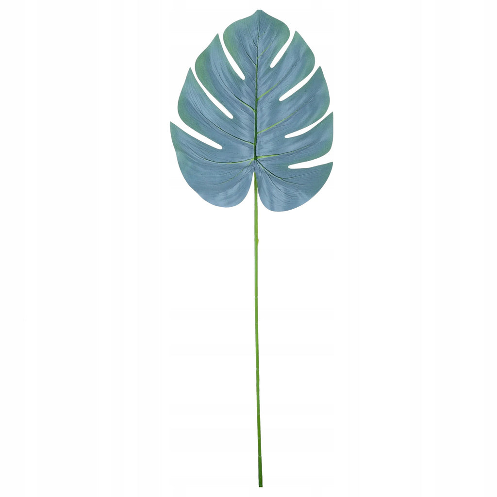 KWIATY SZTUCZNE MONSTERY liść MONSTERA 49cm kompozycja WIĄZANKI stroika