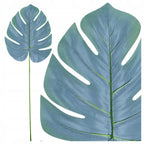 KWIATY SZTUCZNE MONSTERY liść MONSTERA 49cm kompozycja WIĄZANKI stroika