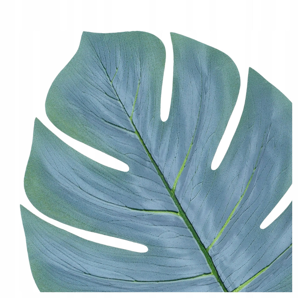 KWIATY SZTUCZNE MONSTERY liść MONSTERA 49cm kompozycja WIĄZANKI stroika
