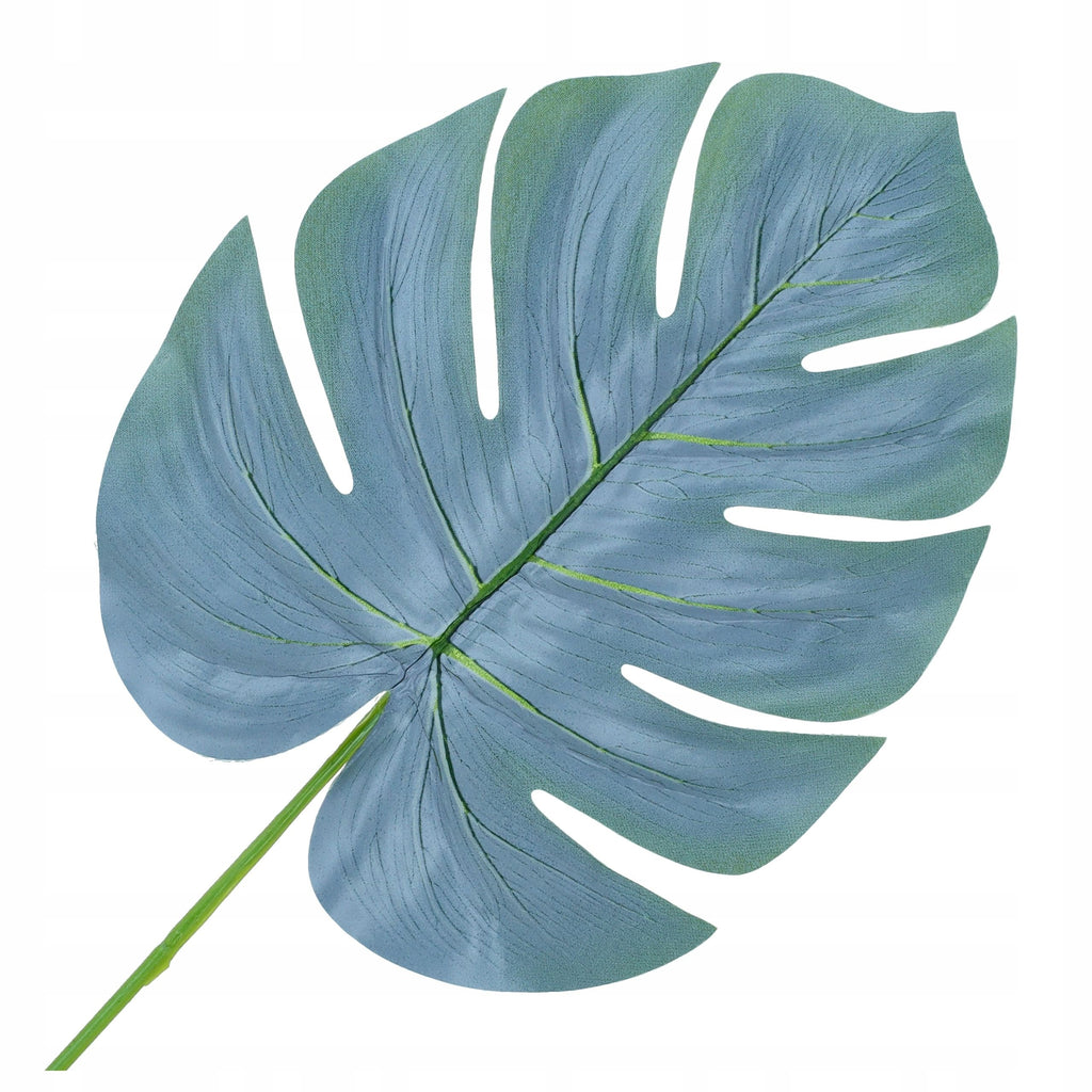 KWIATY SZTUCZNE MONSTERY liść MONSTERA 49cm kompozycja WIĄZANKI stroika