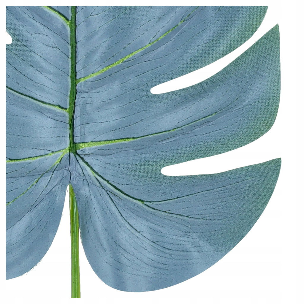 KWIATY SZTUCZNE MONSTERY liść MONSTERA 49cm kompozycja WIĄZANKI stroika