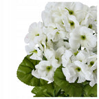 KWIATY SZTUCZNE PELARGONIA 40cm bukiet kwiatów do wazonu KWIAT ozdobny