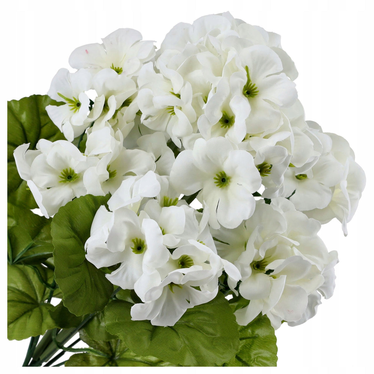 KWIATY SZTUCZNE PELARGONIA 40cm bukiet kwiatów do wazonu KWIAT ozdobny