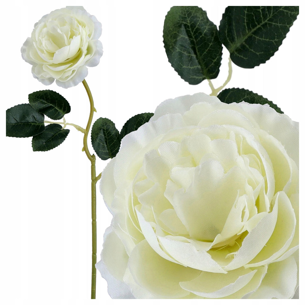 KWIATY SZTUCZNE PEONIA gałązka dekoracyjna PIWONII 44cm ozdoba do bukietu