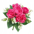 KWIATY SZTUCZNE PEONIE jak żywe PEONIA bukiet kwiatów PEONII piwonie kwiat