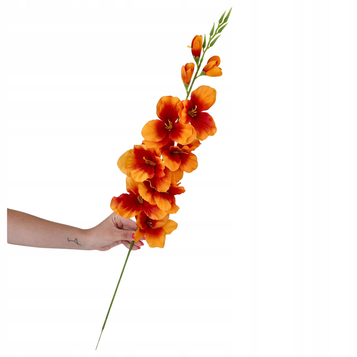 MIECZYKI SZTUCZNE KWIATY gałązka 80cm MIECZYK do kompozycji wiązanki STROIK