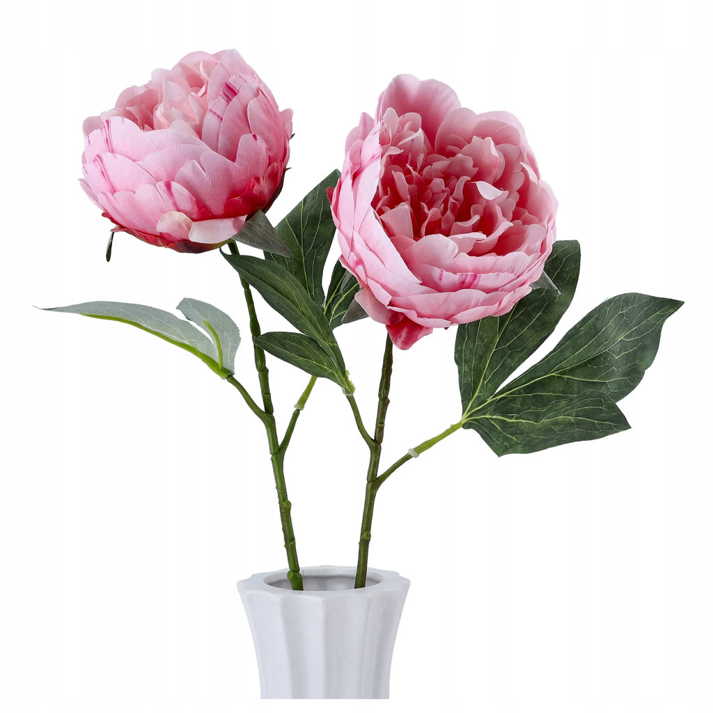PEONIA gałązka 54 KWIATY SZTUCZNE jak żywe PIWONIA ozdoba do wazonu 54cm