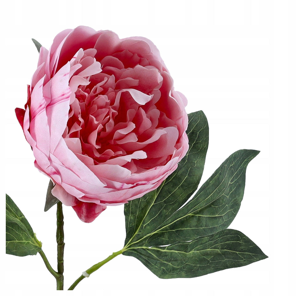 PEONIA gałązka 54 KWIATY SZTUCZNE jak żywe PIWONIA ozdoba do wazonu 54cm