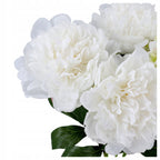 PEONIA kwiaty sztuczne JAK ŻYWE bukiet kwiatów PIWONII 48cm na STROIK wazon