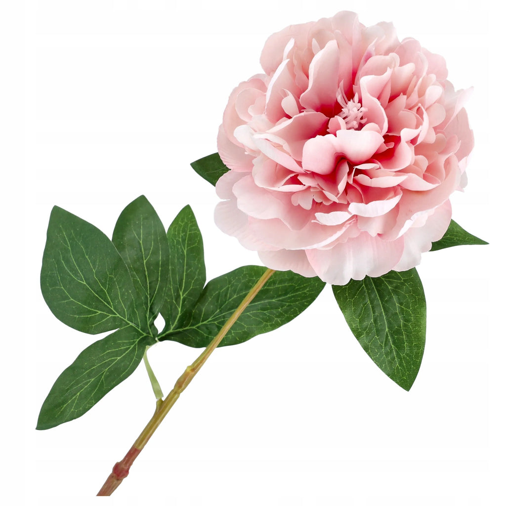 PEONIE PEONIA KWIATY SZTUCZNE gałązka ozdobna 65cm na stroik wiązankę KWIAT
