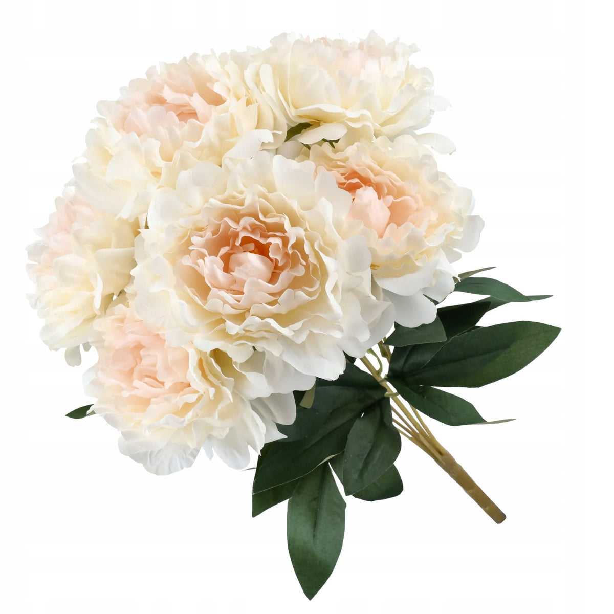 PEONIE SZTUCZNE KWIATY bukiet kwiatów DUŻY 42cm do wazonu PEONIA PIWONIE