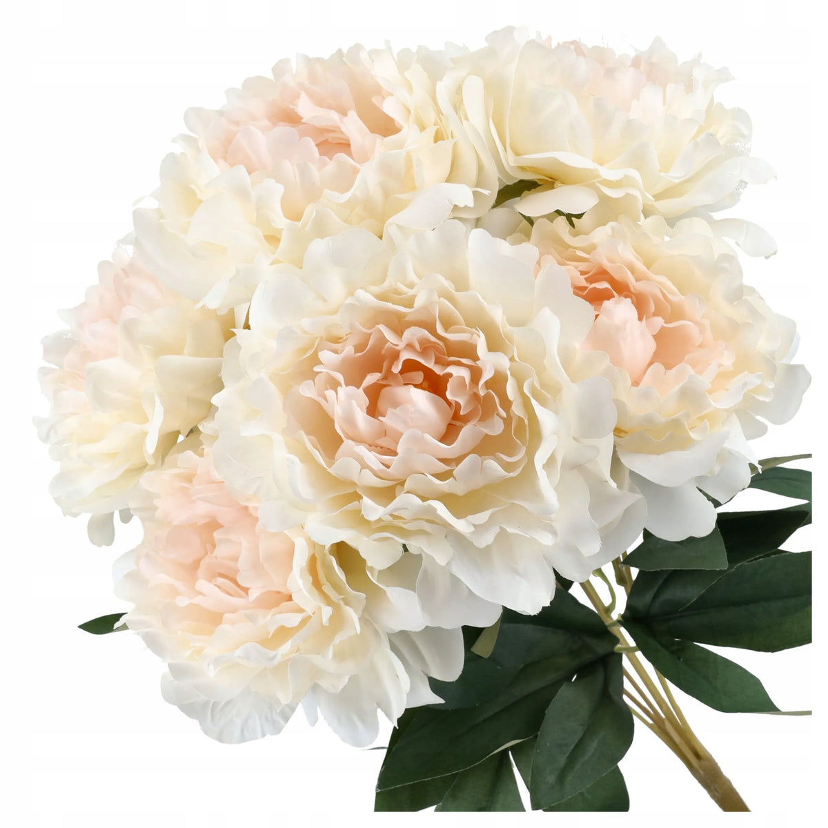 PEONIE SZTUCZNE KWIATY bukiet kwiatów DUŻY 42cm do wazonu PEONIA PIWONIE
