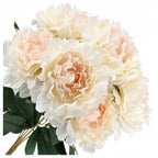 PEONIE SZTUCZNE KWIATY bukiet kwiatów DUŻY 42cm do wazonu PEONIA PIWONIE