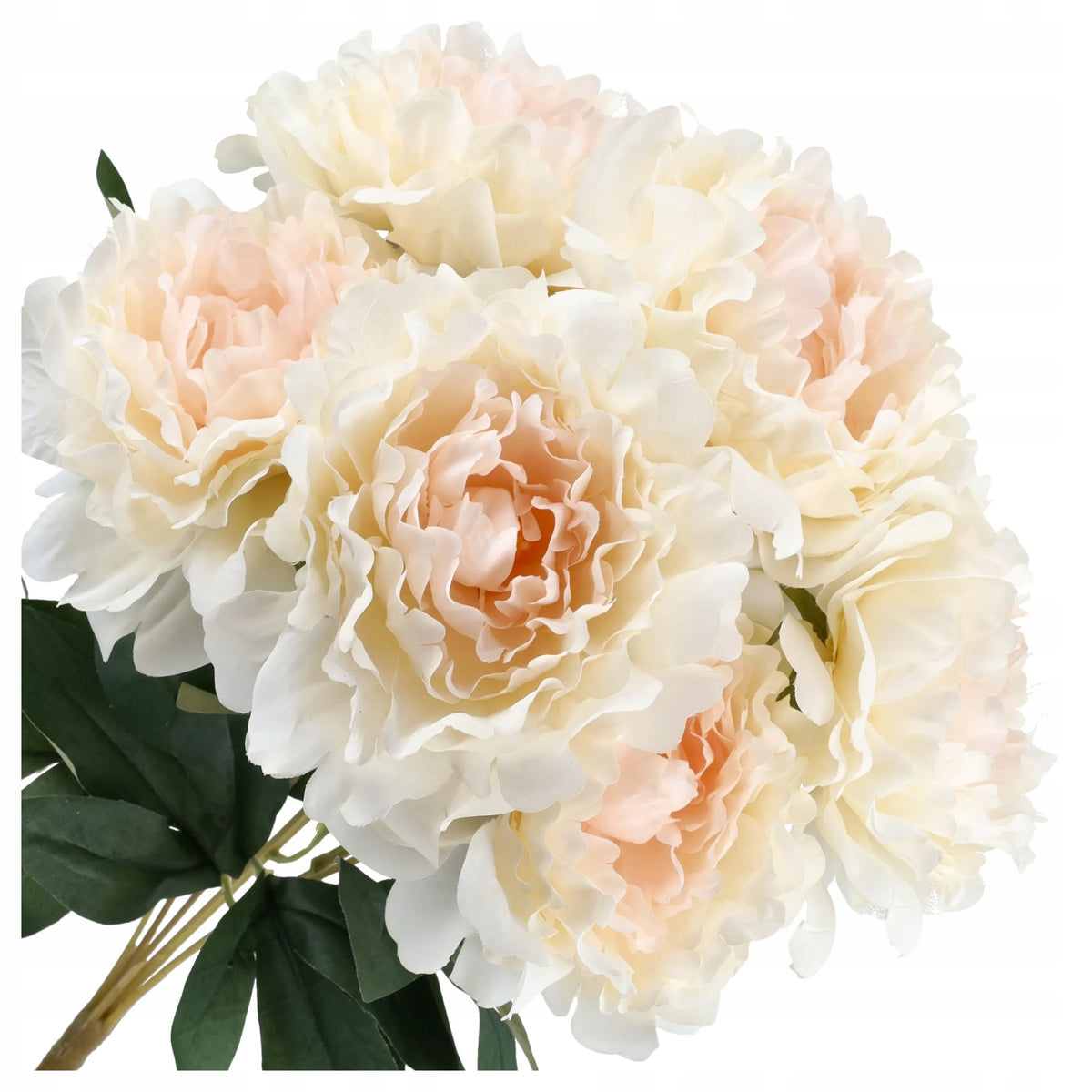 PEONIE SZTUCZNE KWIATY bukiet kwiatów DUŻY 42cm do wazonu PEONIA PIWONIE