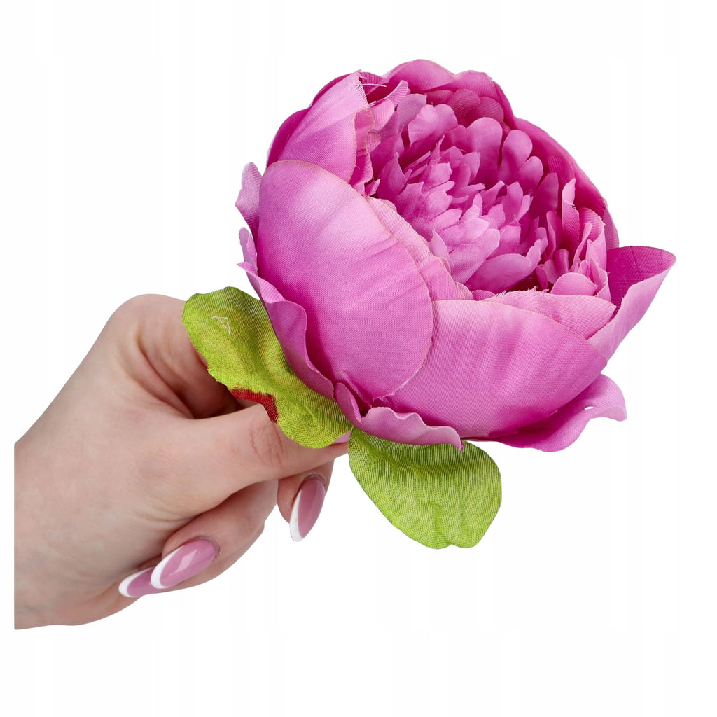PEONIE SZTUCZNE KWIATY główki wyrobowe PEONIA PIWONIA 6szt do kompozycji