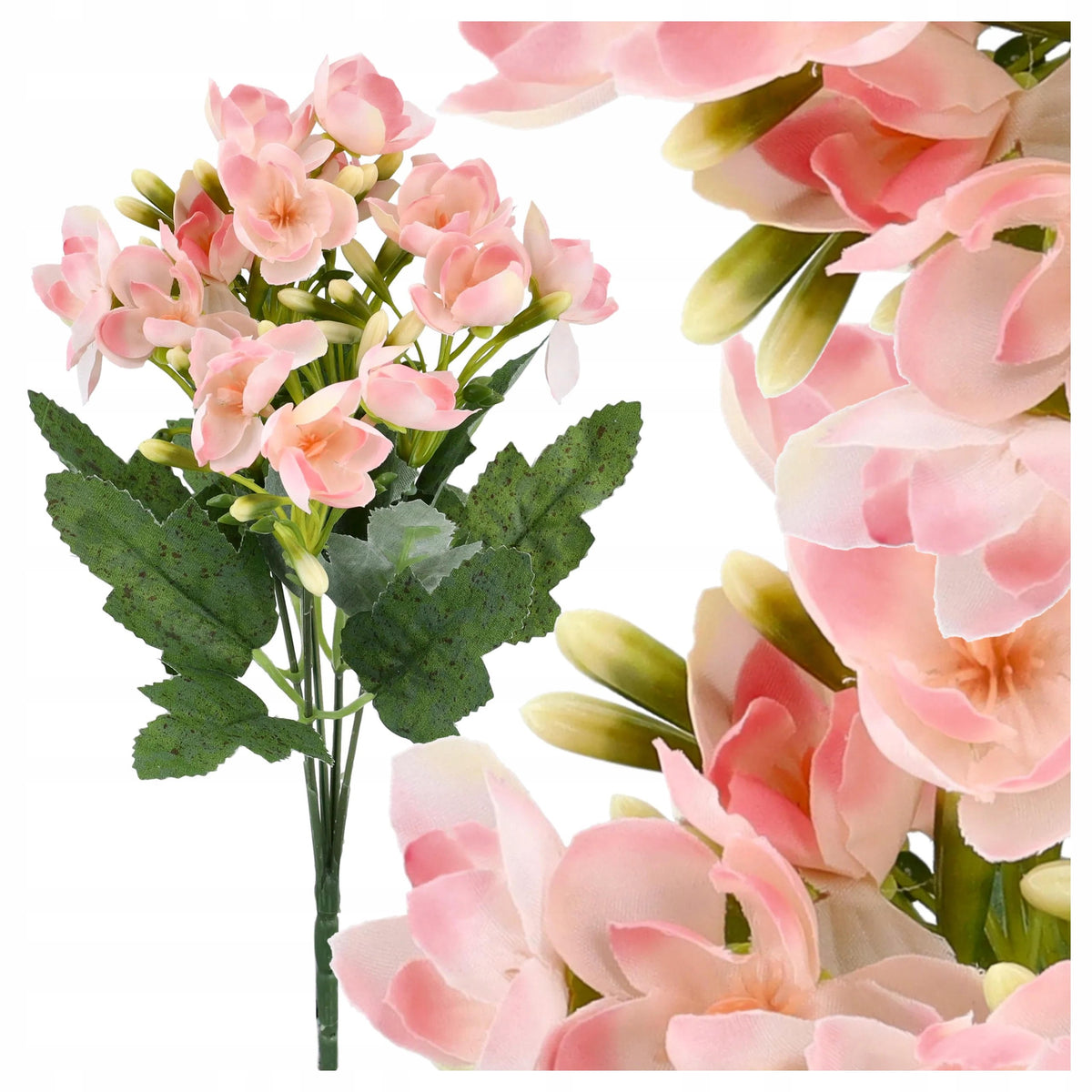 PEONIE SZTUCZNE KWIATY jak żywe BUKIET KWIATÓW do wazonu GAŁĄZKA ozdobna