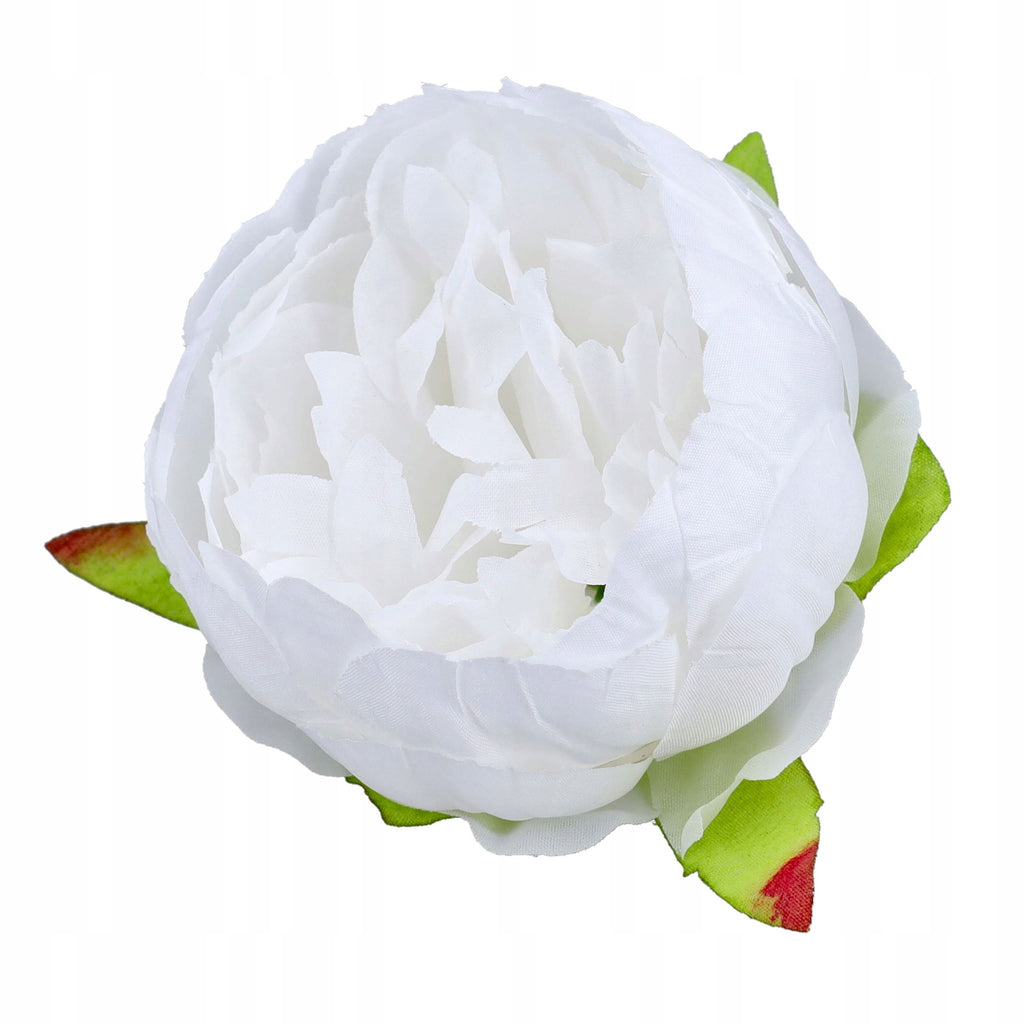 PEONIE SZTUCZNE KWIATY peonia główki wyrobowe 8cm kompozycja STROIKA 6szt