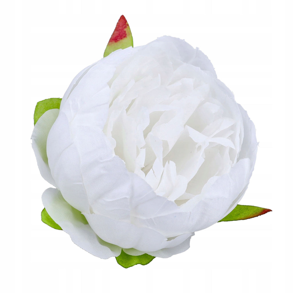 PEONIE SZTUCZNE KWIATY peonia główki wyrobowe 8cm kompozycja STROIKA 6szt