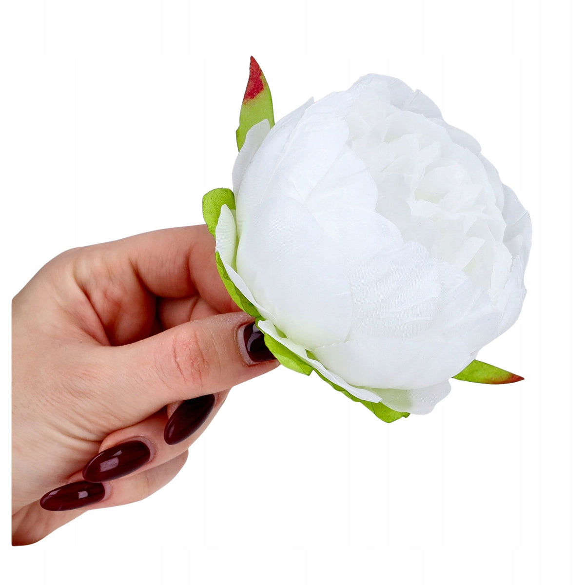 PEONIE SZTUCZNE KWIATY peonia główki wyrobowe 8cm kompozycja STROIKA 6szt