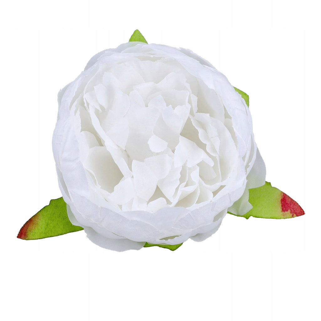 PEONIE SZTUCZNE KWIATY peonia główki wyrobowe 8cm kompozycja STROIKA 6szt