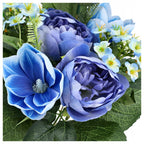 PIWONIE PEONIE SZTUCZNE KWIATY dekoracyjny BUKIET KWIATÓW magnolie 40cm