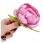PIWONIE PEONIE SZTUCZNE KWIATY główki wyrobowe 8cm kompozycja BUKIETU 6szt