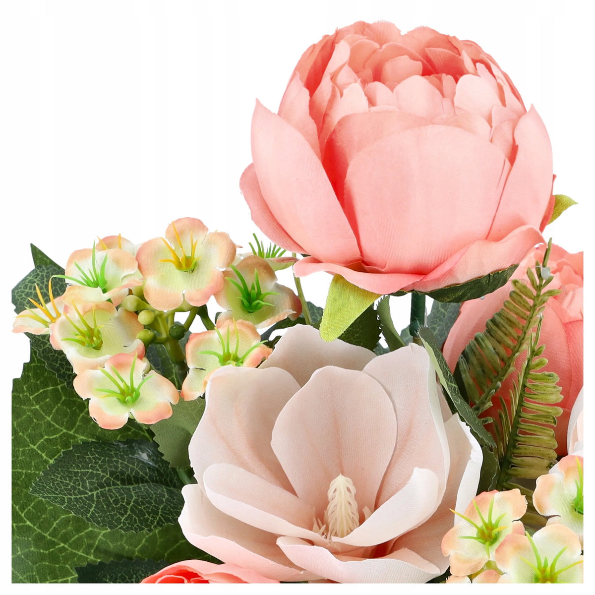 PIWONIE SZTUCZNE KWIATY do wazonu 40cm KWIATKI MAGNOLIE BUKIET KWIATÓW