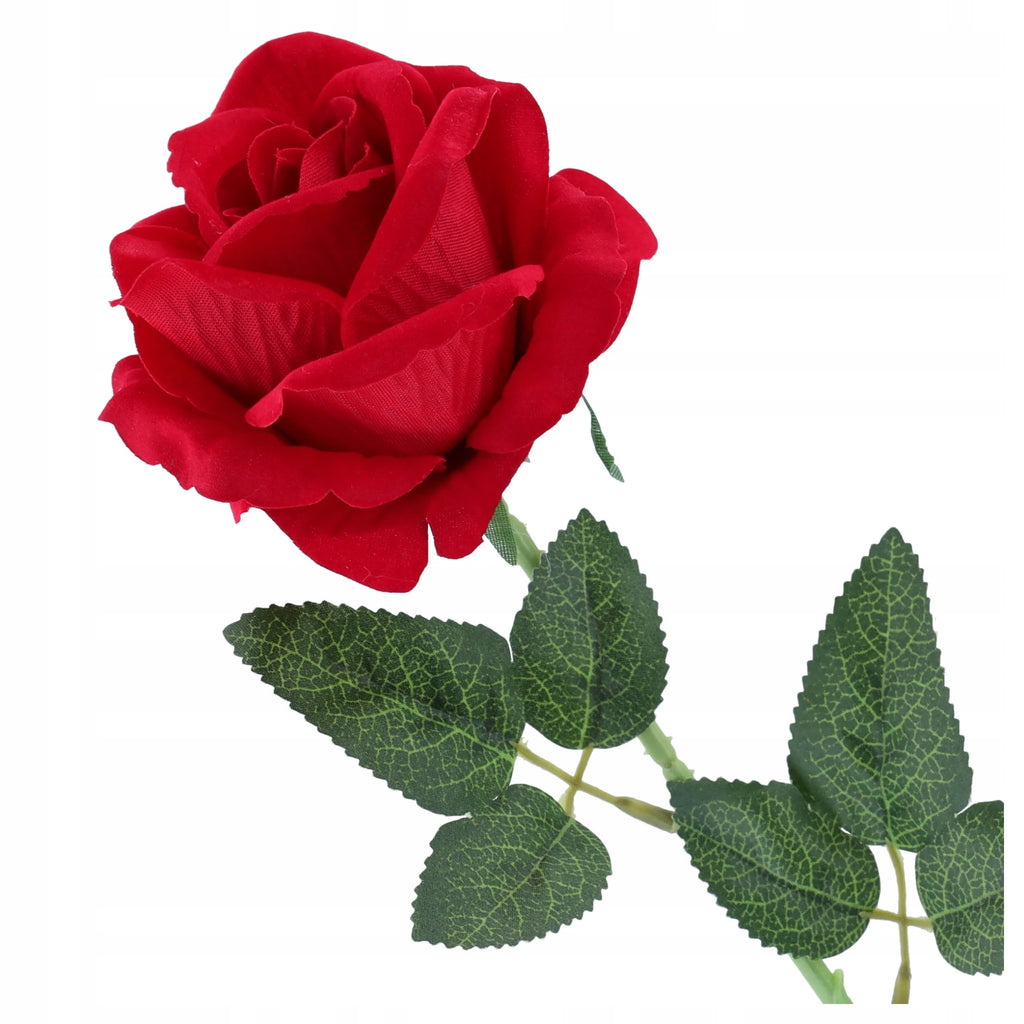RÓŻE SZTUCZNE KWIATY róża BUKIET RÓŻ do kompozycji wazonu welurowe 15szt
