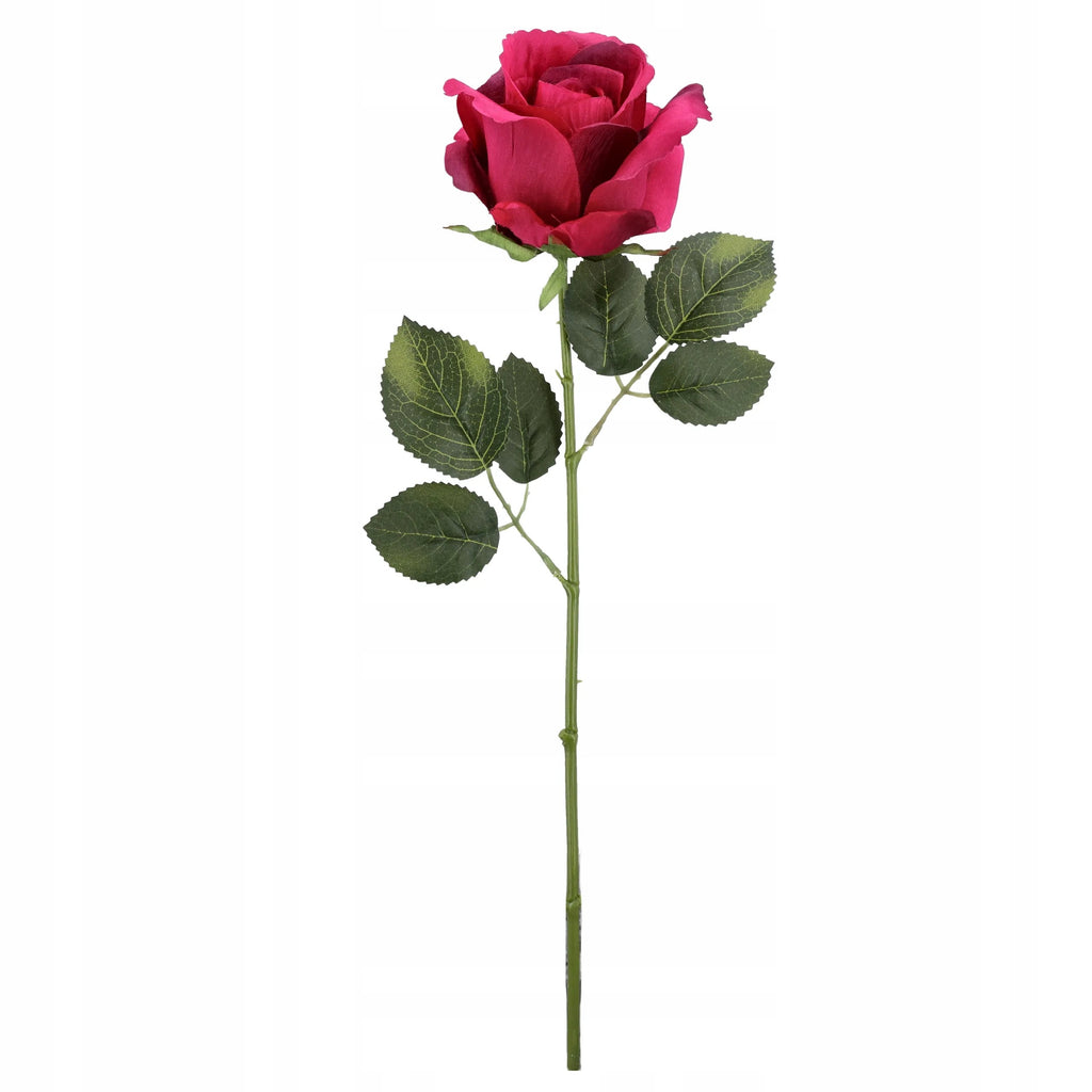 RÓŻE SZTUCZNE KWIATY RÓŻA SZTUCZNA do dekoracji KWIAT gałązka ozdobna 46cm
