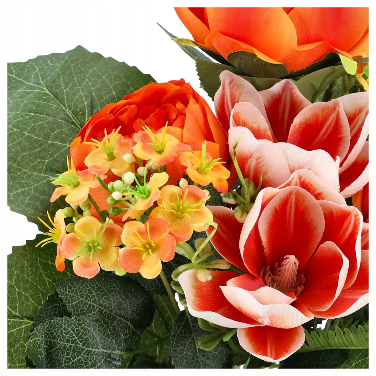 SZTUCZNE KWIATY bukiet kwiatów PEONII MAGNOLIE kwiatki 40cm PIWONIE PEONIE