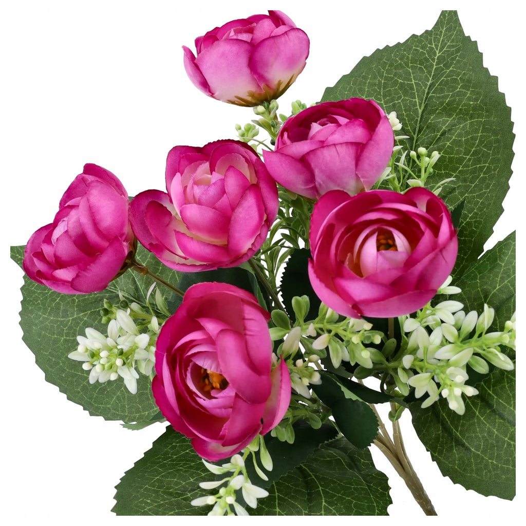 SZTUCZNE KWIATY bukiet kwiatów sztucznych PEONIA liście liść PEONIE PIWONIE