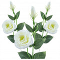 SZTUCZNE KWIATY EUSTOMA gałązki dekoracyjne 50cm EUSTOMY 3szt do wazonu