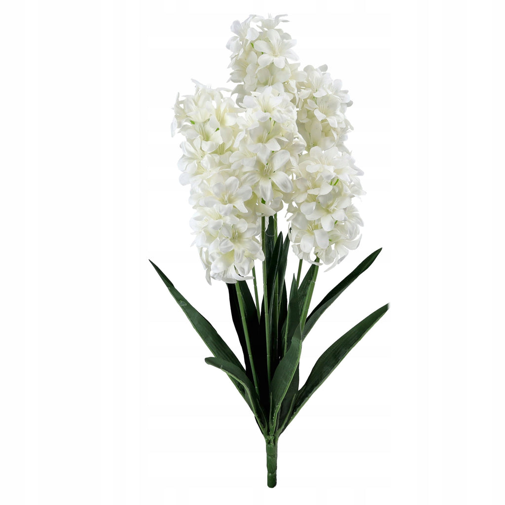 SZTUCZNE KWIATY HIACYNT bukiet kwiatów do wazonu GAŁĄZKA 63cm dekoracja