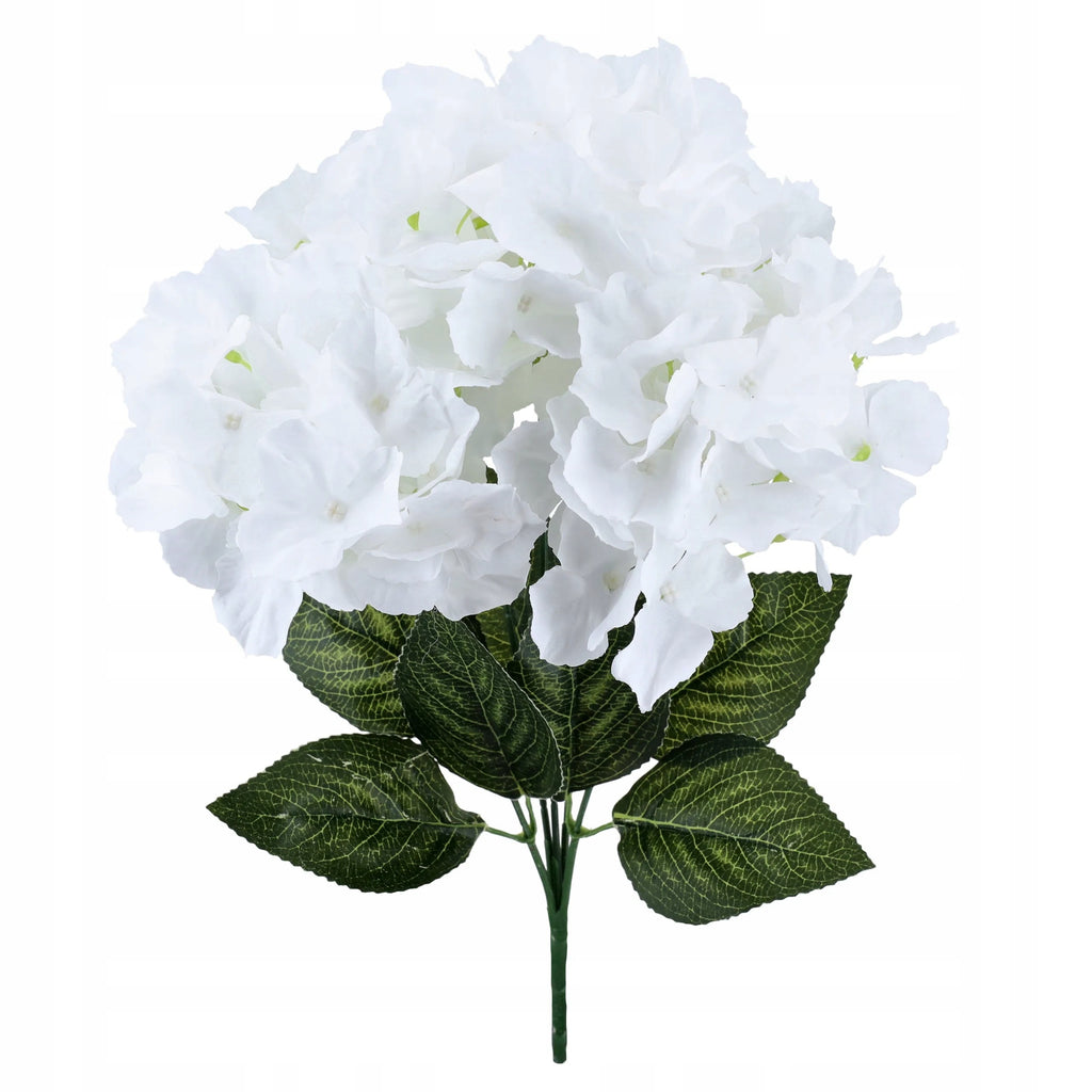 SZTUCZNE KWIATY HORTENSJE BUKIET KWIATÓW HORTENSJI 43cm do wazonu kwiatki