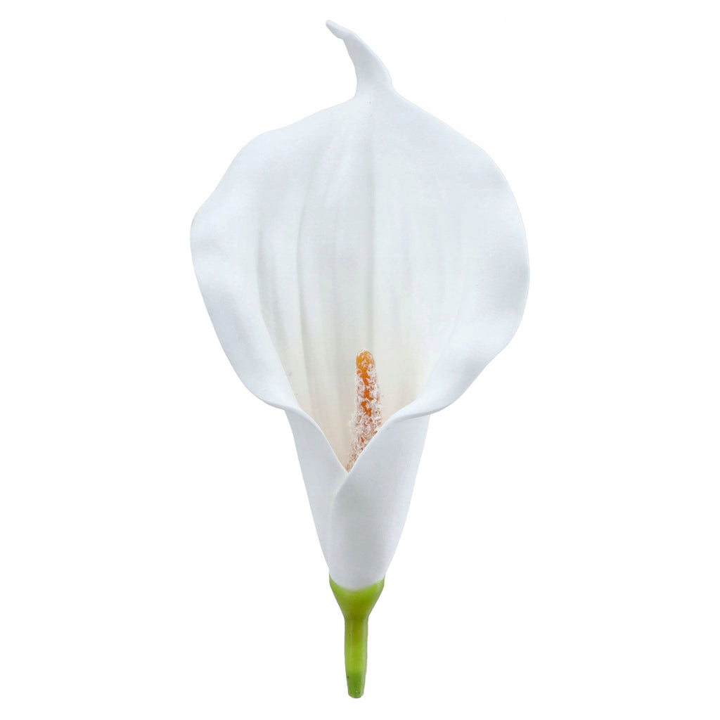 SZTUCZNE KWIATY KALIE główki wyrobowe piankowe 6szt na STROIK BUKIET kalia