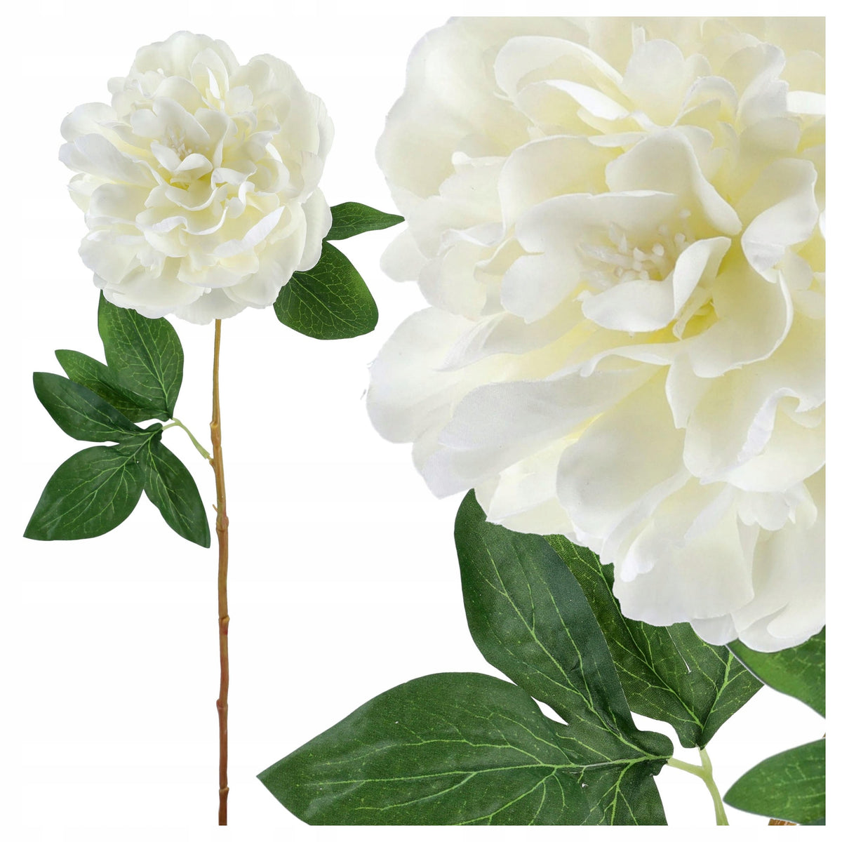 SZTUCZNE KWIATY peonia GAŁĄZKA dekoracyjna PEONII 65cm dekoracja peonie