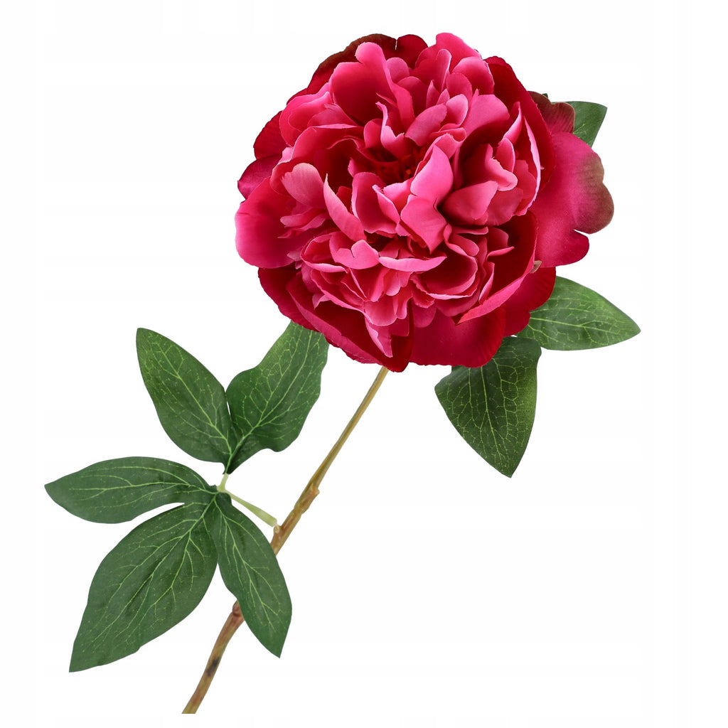 SZTUCZNE KWIATY PEONIE 65cm gałązka dekoracyjna STROIK WIANEK wazon peonia
