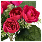 SZTUCZNE KWIATY PEONIE BUKIET KWIATÓW kwiatki do wazonu JAK ŻYWE peonia