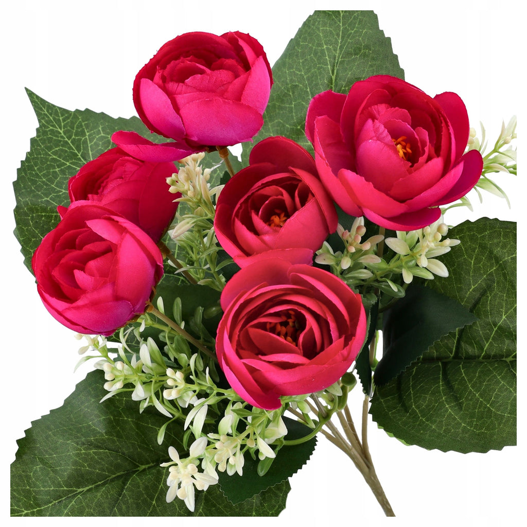 SZTUCZNE KWIATY PEONIE BUKIET KWIATÓW kwiatki do wazonu JAK ŻYWE peonia