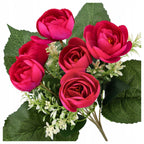 SZTUCZNE KWIATY PEONIE BUKIET KWIATÓW kwiatki do wazonu JAK ŻYWE peonia