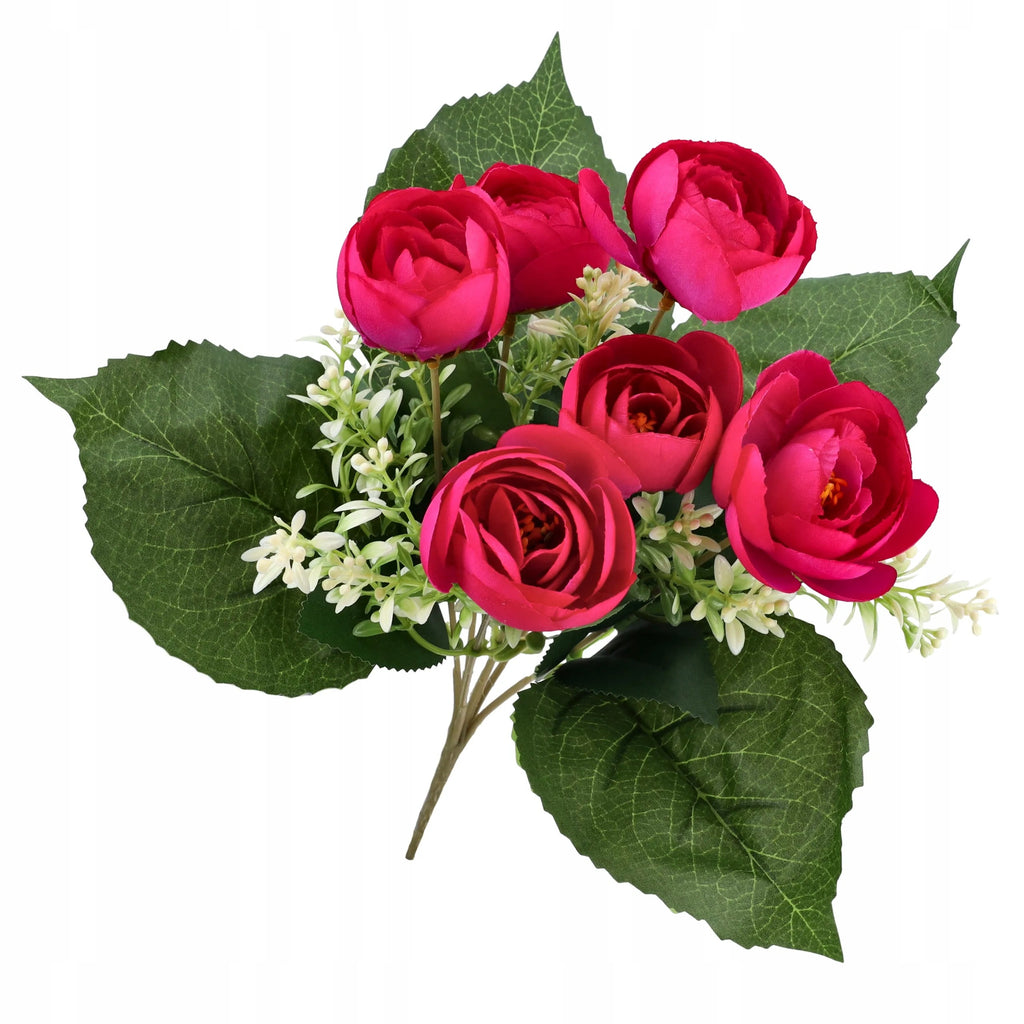 SZTUCZNE KWIATY PEONIE BUKIET KWIATÓW kwiatki do wazonu JAK ŻYWE peonia